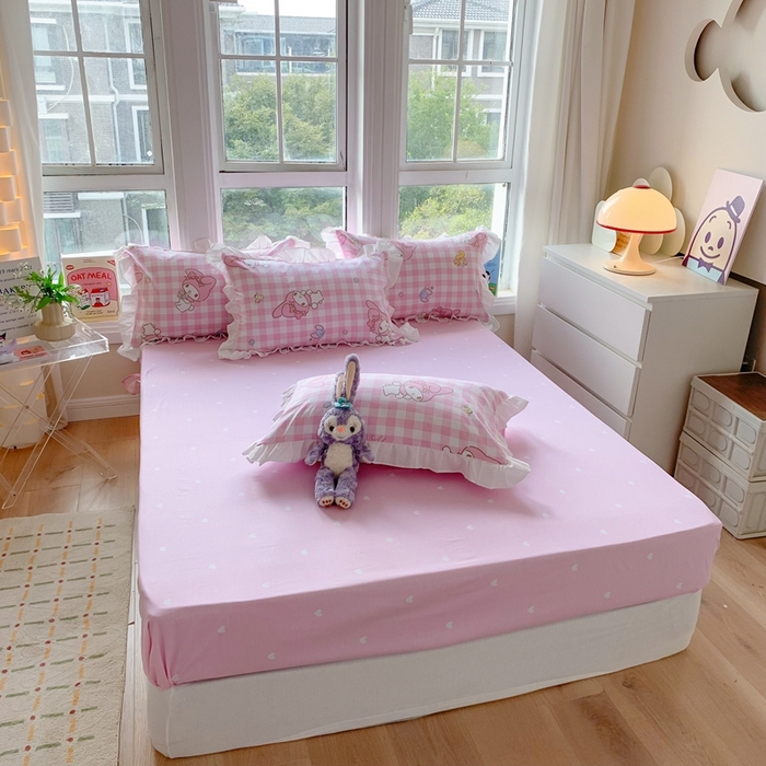 91家纺网 家纺一手货源 找家纺 （总）玉元坊 2025新款单品全棉纯棉1.2m1.5米1.8*2m床笠防尘罩