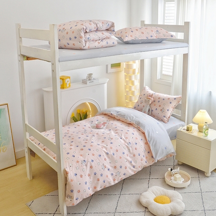 91家纺网 家纺一手货源 找家纺 （总）天之爱 2025年新款13372全棉三件套学生上下铺6件套多件套