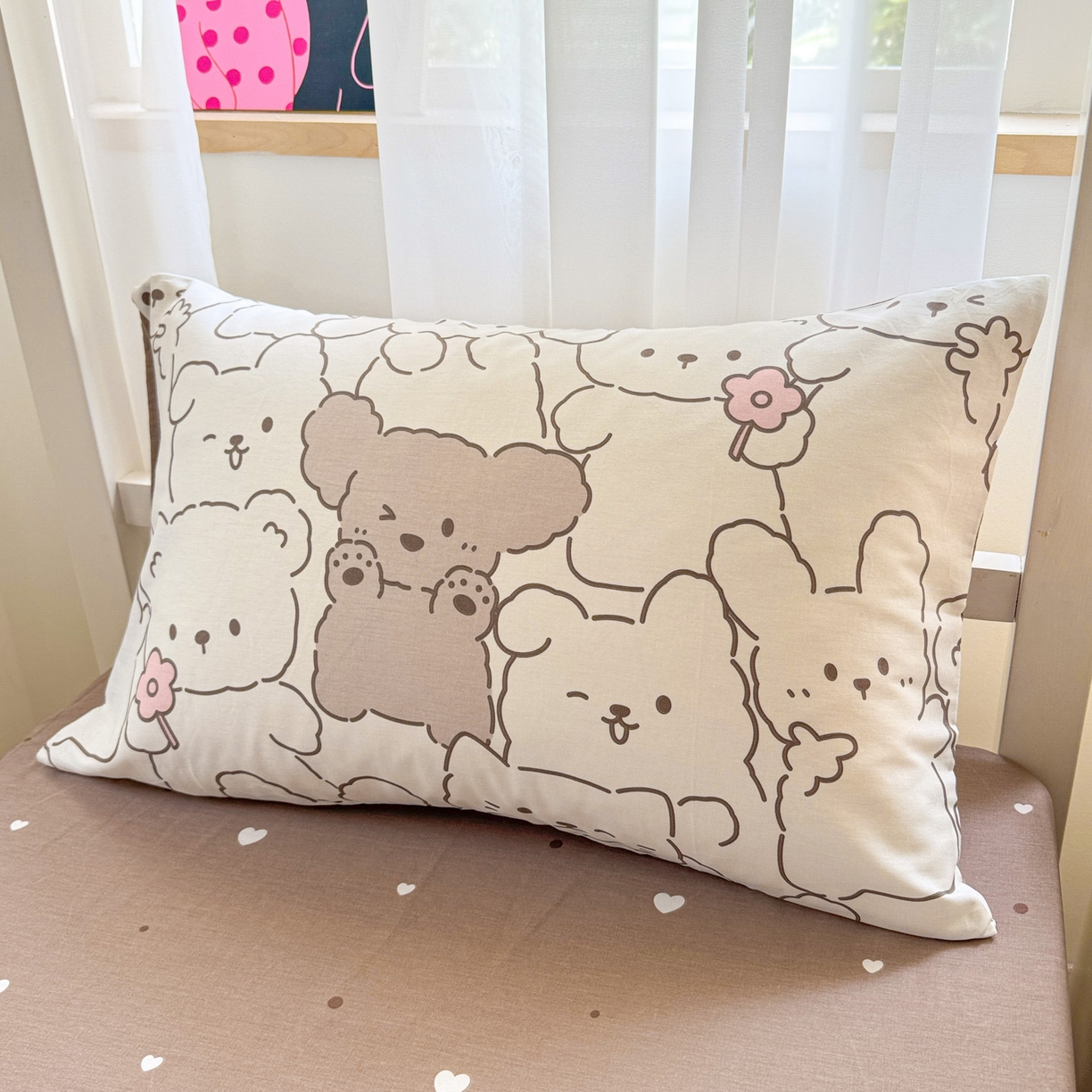 91家纺网 家纺一手货源 找家纺 慕尚家纺 2025新款13070全棉学生季全棉学生床三件套 甜茶萌兔