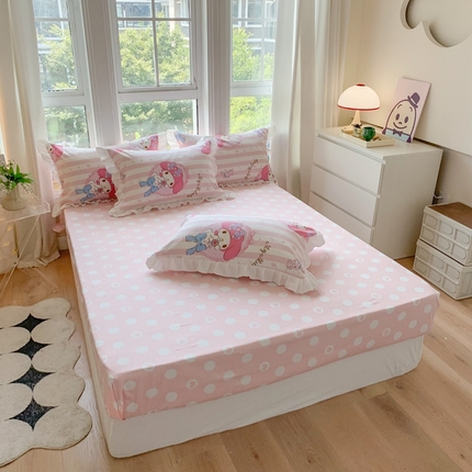 91家纺网 家纺一手货源 找家纺 （总）玉元坊 2025新款单品全棉纯棉1.2m1.5米1.8*2m床笠防尘罩