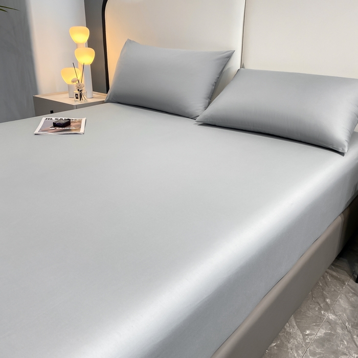 91家纺网 家纺一手货源 找家纺 暖季家纺 2025新款全棉13376单枕套系列 40-纯色时尚灰