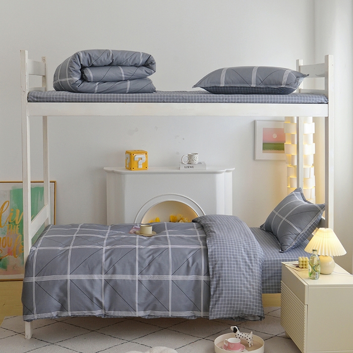 91家纺网 家纺一手货源 找家纺 天之爱 2025年新款13372全棉三件套学生上下铺6件套多件套 旅途