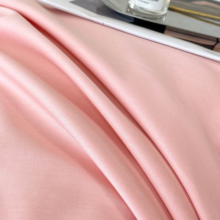 91家纺网 家纺一手货源 找家纺 暖季家纺 2025新款全棉13376单枕套系列 40-纯色香叶粉