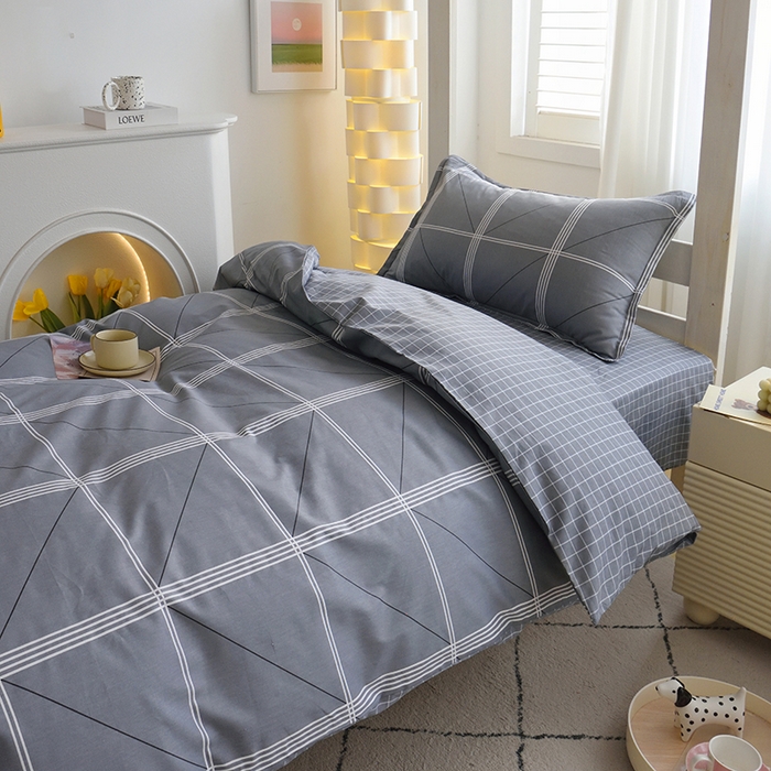 91家纺网 家纺一手货源 找家纺 天之爱 2025年新款13372全棉三件套学生上下铺6件套多件套 旅途