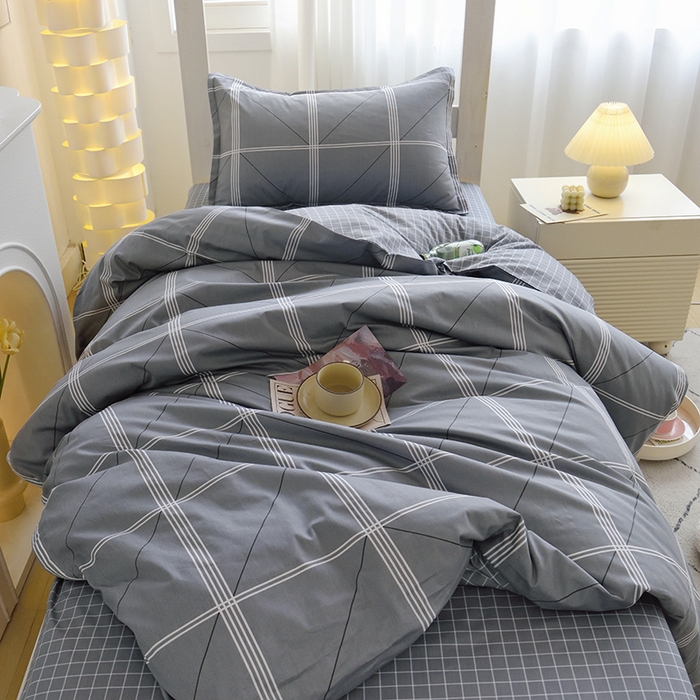 91家纺网 家纺一手货源 找家纺 天之爱 2025年新款13372全棉三件套学生上下铺6件套多件套 旅途