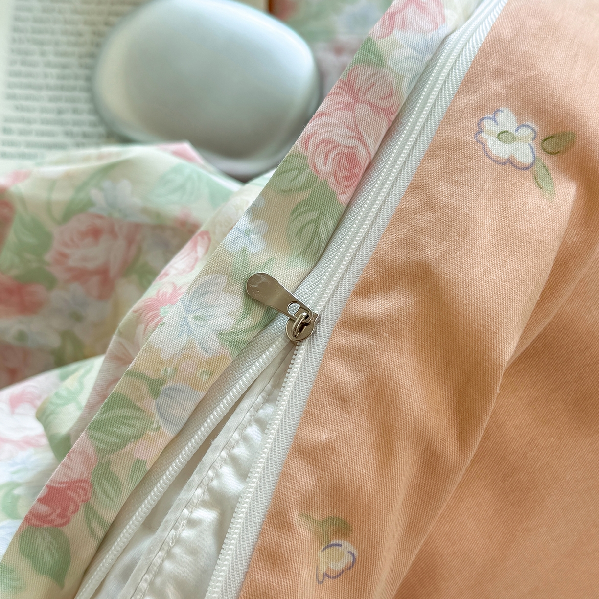 91家纺网 家纺一手货源 找家纺 壹贝家纺 2025新款小清新全棉纯棉印花系列-单被套 玫瑰的故事