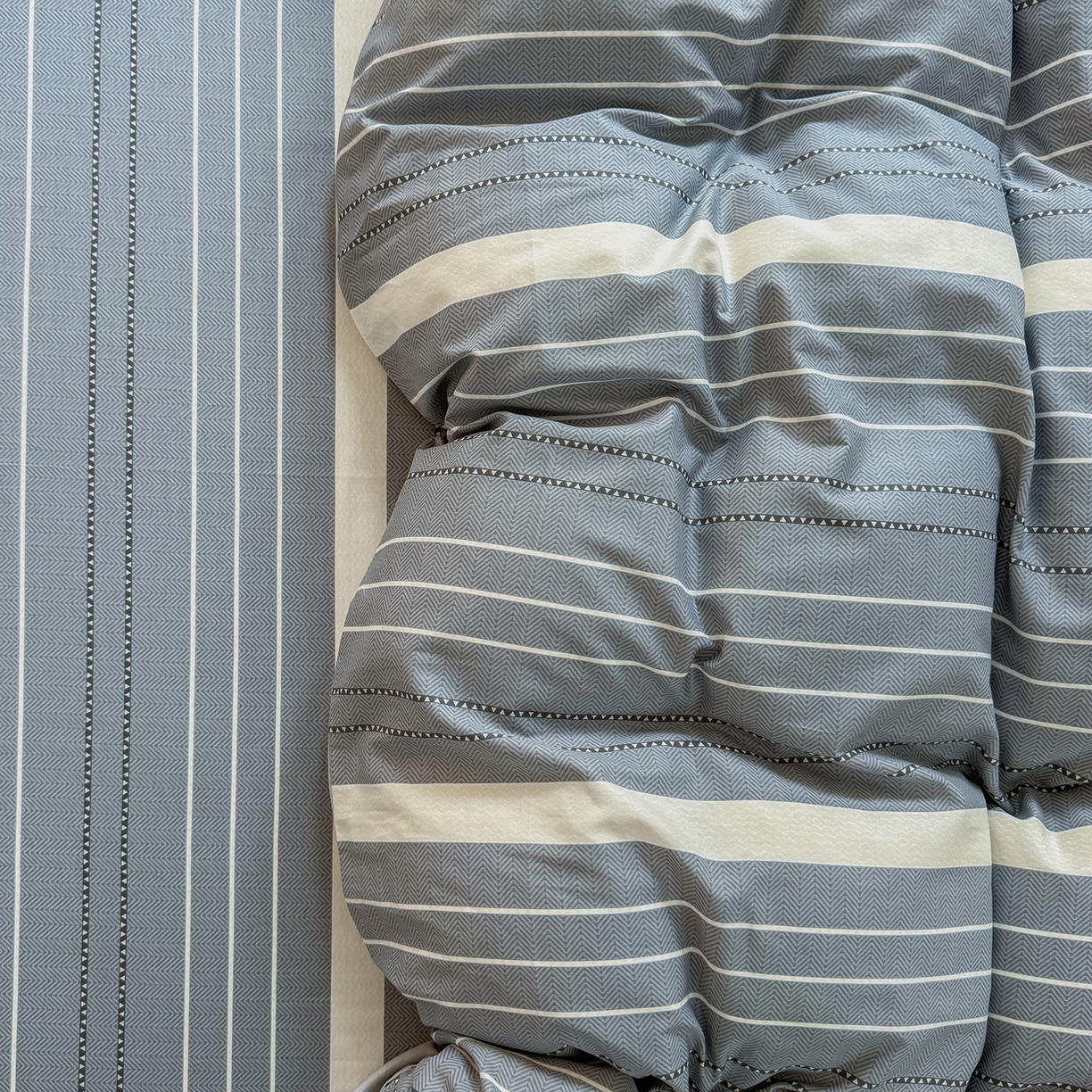 91家纺网 家纺一手货源 找家纺 壹贝家纺 2025新款小清新全棉纯棉印花系列-单被套 芬利