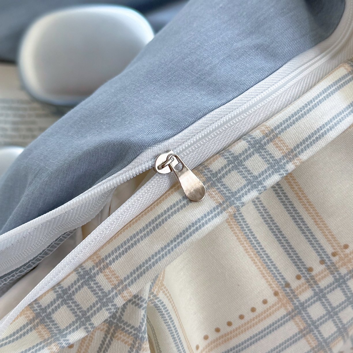 91家纺网 家纺一手货源 找家纺 壹贝家纺 2025新款小清新全棉纯棉印花系列-单被套 浮云初梦