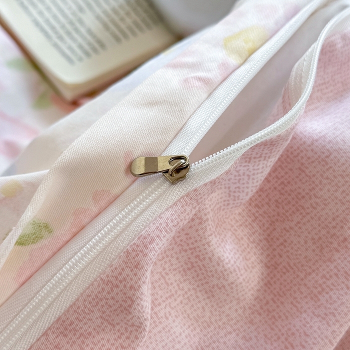 91家纺网 家纺一手货源 找家纺 壹贝家纺 2025新款小清新全棉纯棉印花系列-单被套 浣溪沙