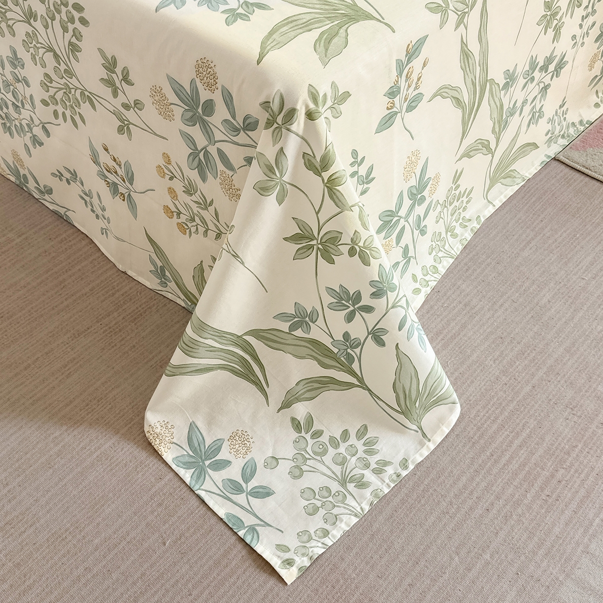 91家纺网 家纺一手货源 找家纺 壹贝家纺 2025新款小清新全棉纯棉印花系列-单被套 绿野仙踪