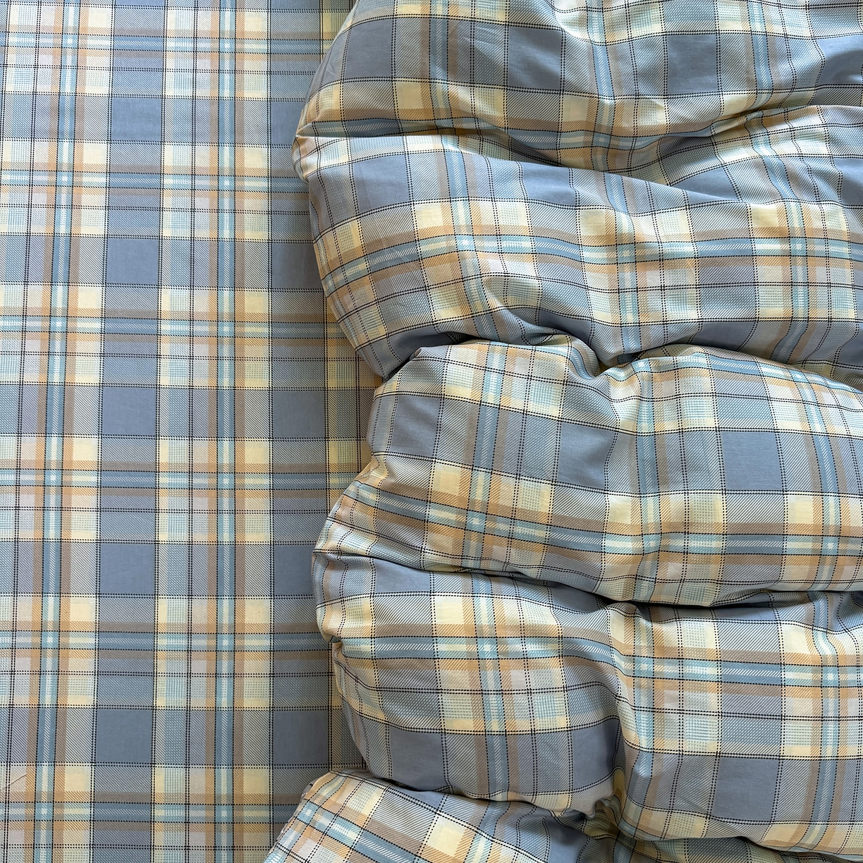 91家纺网 家纺一手货源 找家纺 壹贝家纺 2025新款小清新全棉纯棉印花系列-单被套 品质生活-兰