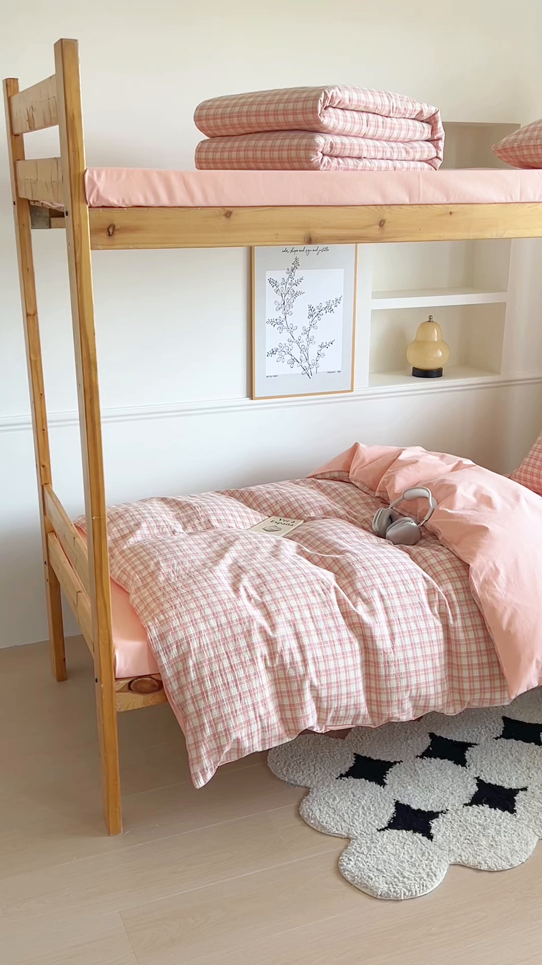 91家纺网 家纺一手货源 找家纺 恬思语家纺 2025新款全棉纯棉水洗棉学生宿舍上下铺三件套四件套单被套单品 恩格尔粉