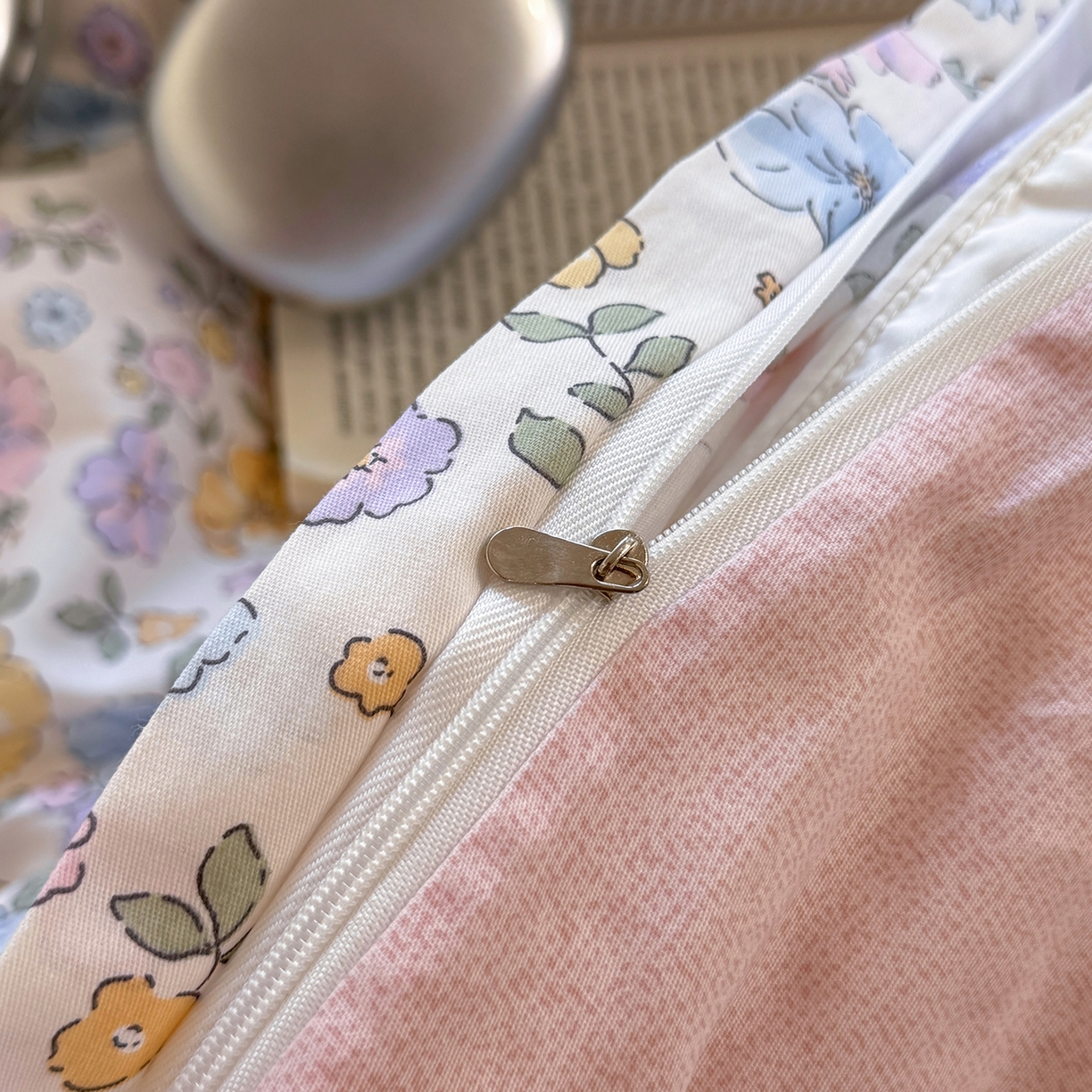 91家纺网 家纺一手货源 找家纺 壹贝家纺 2025新款小清新全棉纯棉印花系列-单被套 小美满