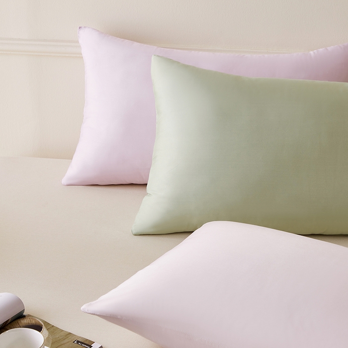 91家纺网 家纺一手货源 找家纺 轩和家居 2025新款天竹60支竹浆纤维A类婴幼儿级别天然抗菌抑菌系列枕套单件-单枕套 组合图仅做展示