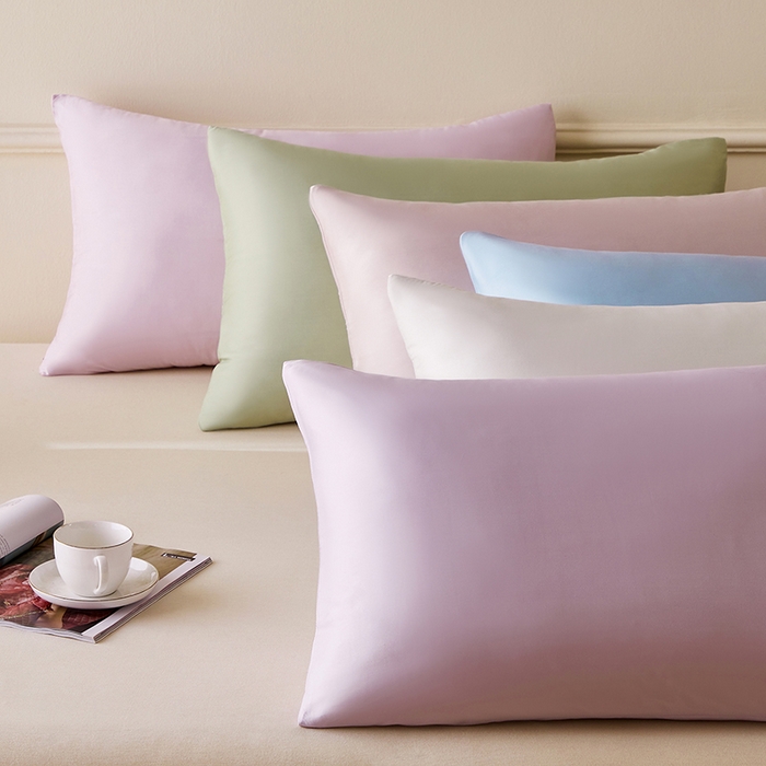 91家纺网 家纺一手货源 找家纺 轩和家居 2025新款天竹60支竹浆纤维A类婴幼儿级别天然抗菌抑菌系列枕套单件-单枕套 组合图仅做展示