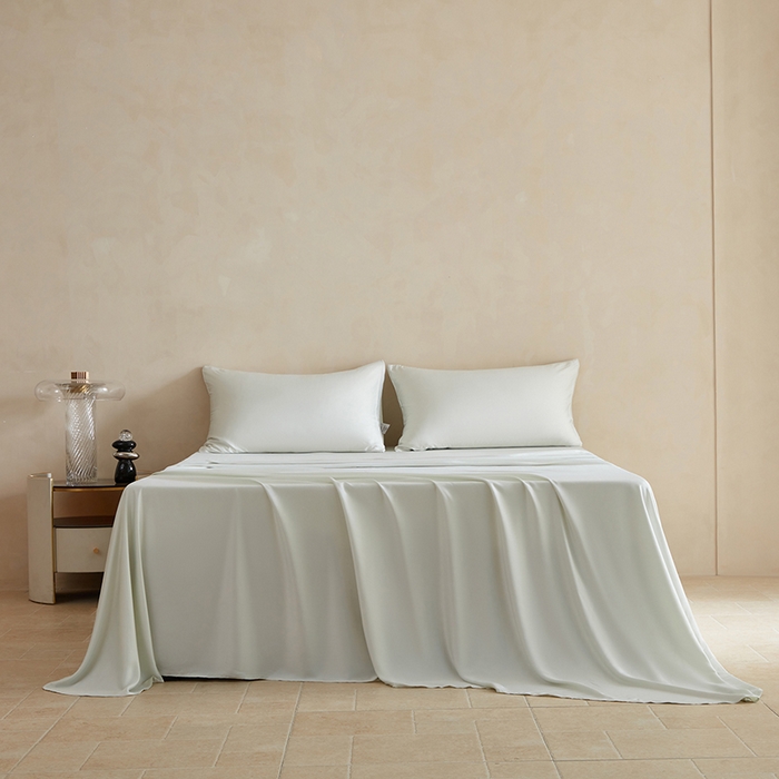 91家纺网 家纺一手货源 找家纺 （总）轩和家居 2025新款天竹60支竹浆纤维A类婴幼儿级别天然抗菌抑菌系列床单单件-单床单