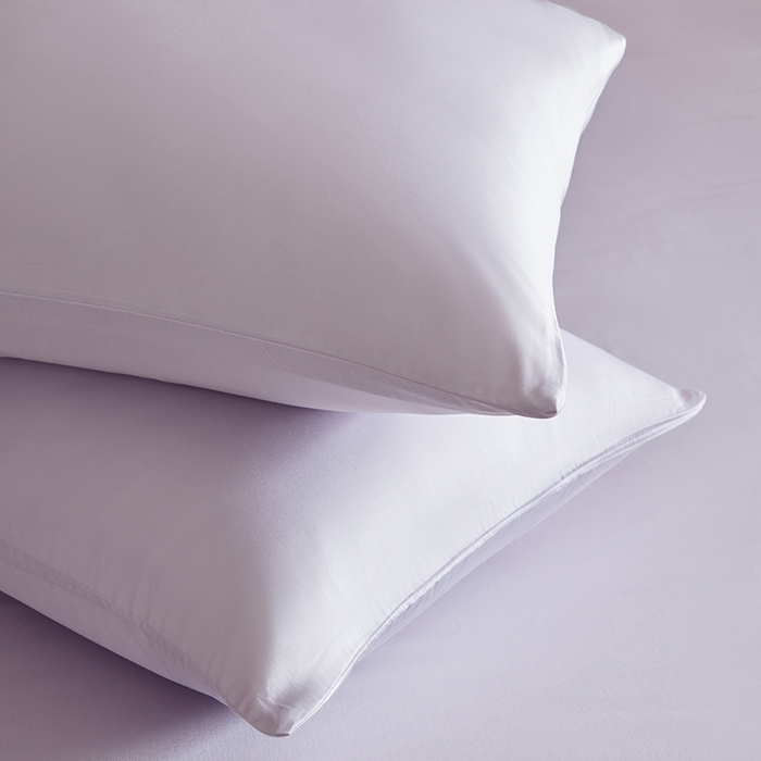 91家纺网 家纺一手货源 找家纺 轩和家居 2025新款天竹60支竹浆纤维A类婴幼儿级别天然抗菌抑菌系列枕套单件-单枕套 淡紫