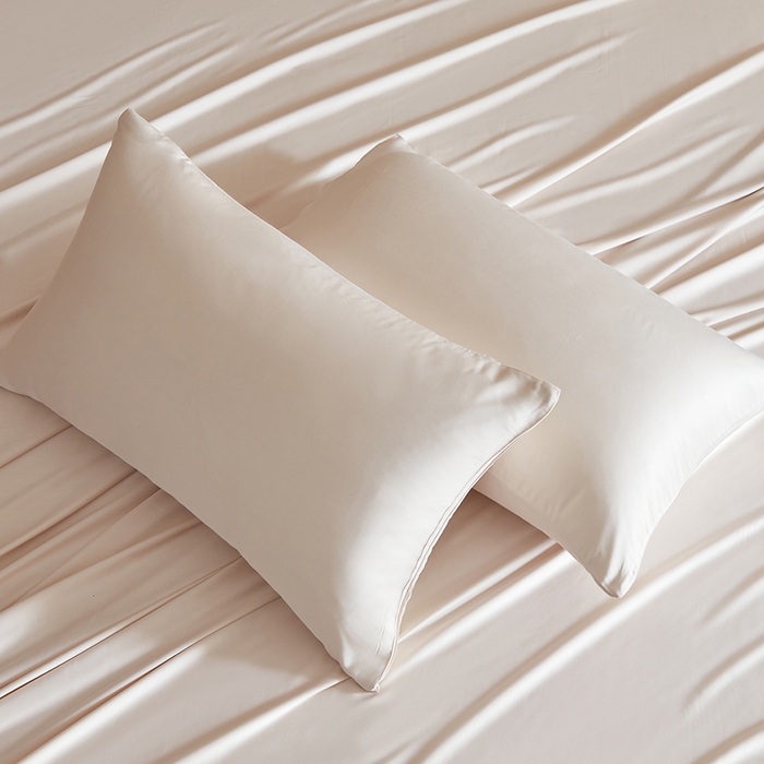 91家纺网 家纺一手货源 找家纺 轩和家居 2025新款天竹60支竹浆纤维A类婴幼儿级别天然抗菌抑菌系列枕套单件-单枕套 奶咖