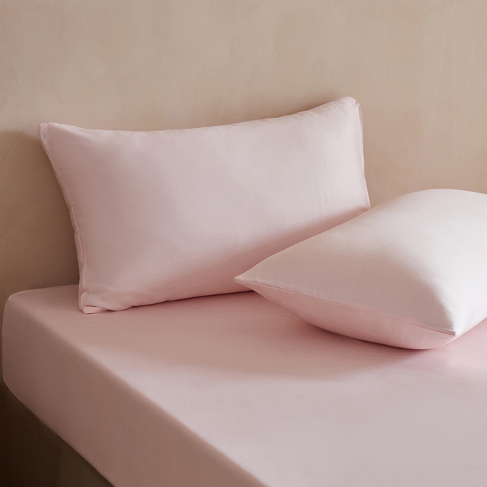 轩和家居 2025新款天竹60支竹浆纤维A类婴幼儿级别天然抗菌抑菌系列枕套单件-单枕套 软玉