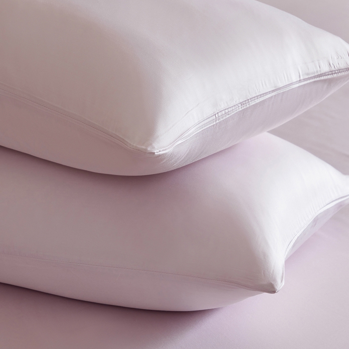 91家纺网 家纺一手货源 找家纺 轩和家居 2025新款天竹60支竹浆纤维A类婴幼儿级别天然抗菌抑菌系列枕套单件-单枕套 甜紫