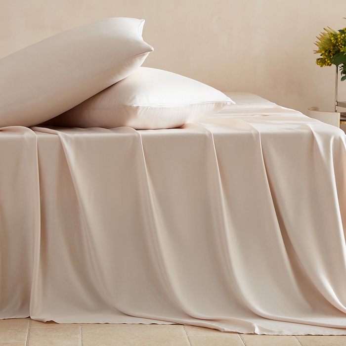 91家纺网 家纺一手货源 找家纺 轩和家居 2025新款天竹60支竹浆纤维A类婴幼儿级别天然抗菌抑菌系列床单单件-单床单 奶咖