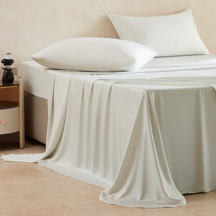 91家纺网 家纺一手货源 找家纺 轩和家居 2025新款天竹60支竹浆纤维A类婴幼儿级别天然抗菌抑菌系列床单单件-单床单 奇异莓