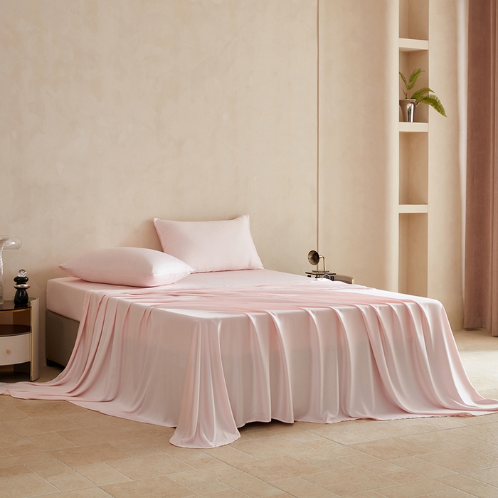 91家纺网 家纺一手货源 找家纺 轩和家居 2025新款天竹60支竹浆纤维A类婴幼儿级别天然抗菌抑菌系列床单单件-单床单 软玉