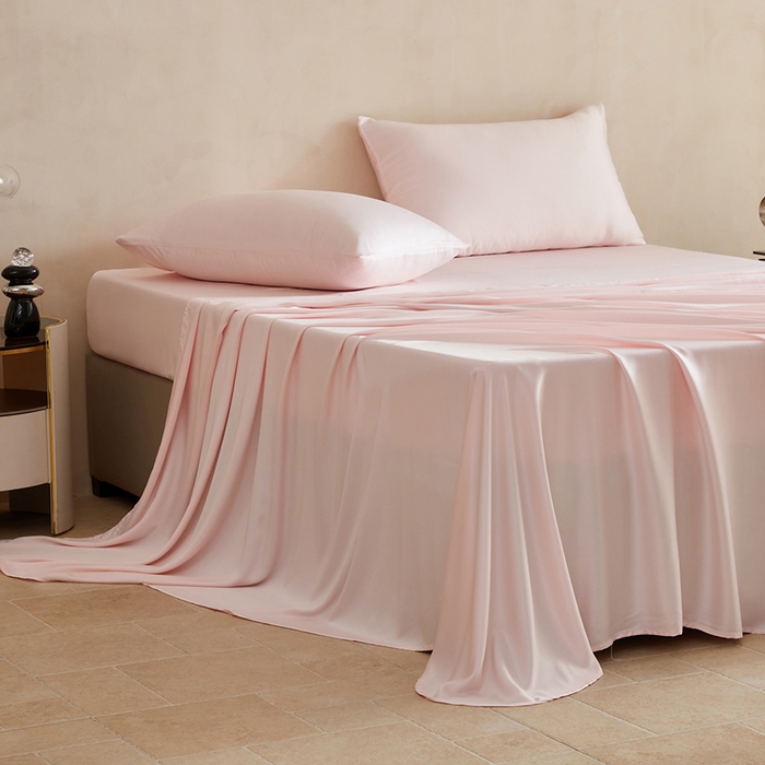 91家纺网 家纺一手货源 找家纺 轩和家居 2025新款天竹60支竹浆纤维A类婴幼儿级别天然抗菌抑菌系列床单单件-单床单 软玉