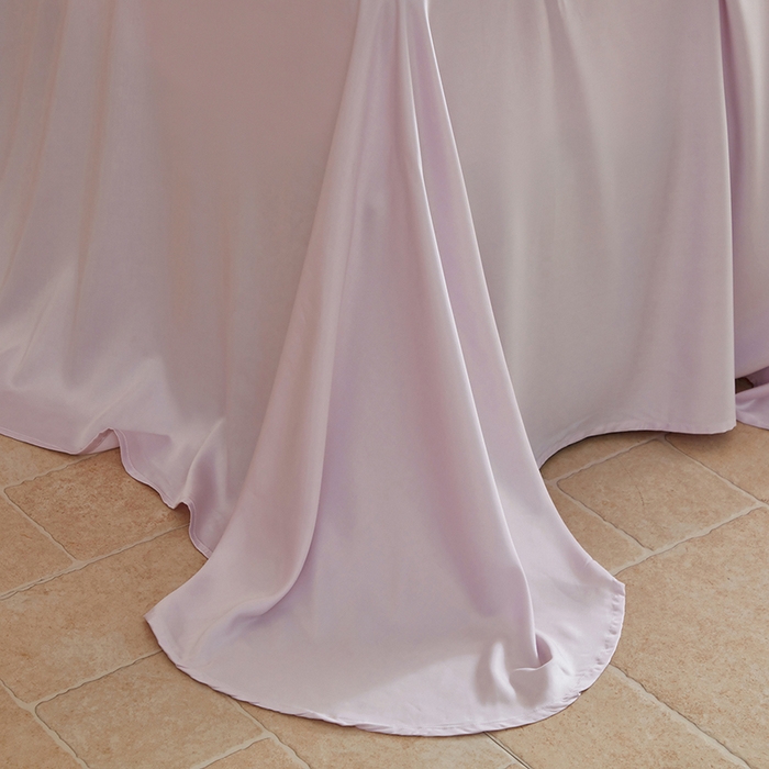 91家纺网 家纺一手货源 找家纺 轩和家居 2025新款天竹60支竹浆纤维A类婴幼儿级别天然抗菌抑菌系列床单单件-单床单 甜紫