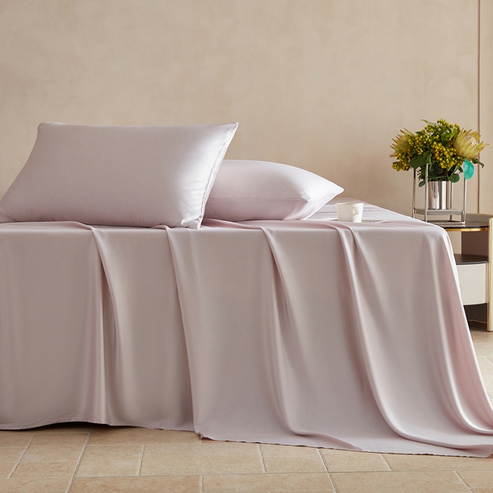 91家纺网 家纺一手货源 找家纺 轩和家居 2025新款天竹60支竹浆纤维A类婴幼儿级别天然抗菌抑菌系列床单单件-单床单 椰灰