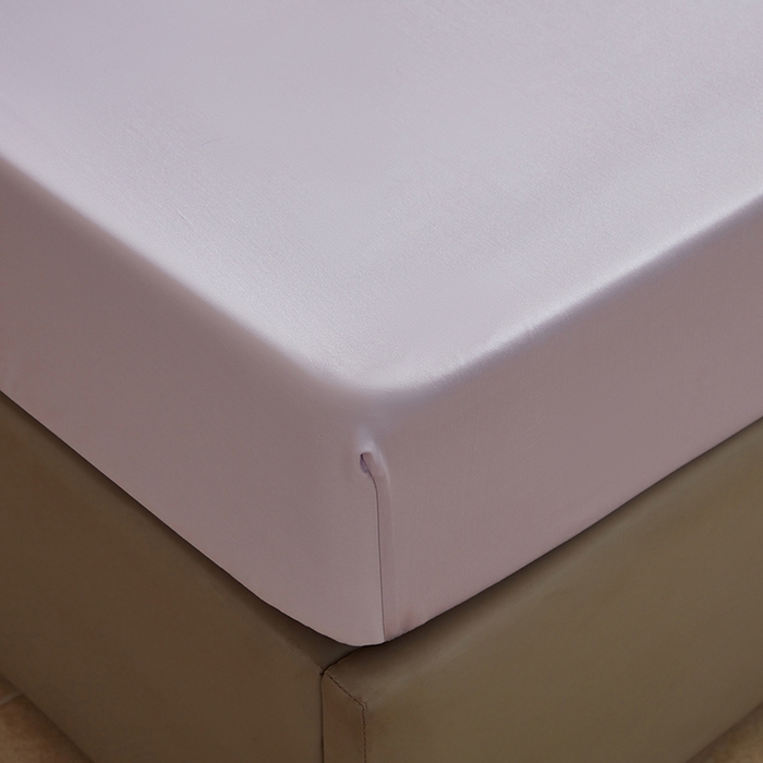 91家纺网 家纺一手货源 找家纺 轩和家居 2025新款天竹60支竹浆纤维A类婴幼儿级别天然抗菌抑菌系列床笠单件-单床笠 淡紫