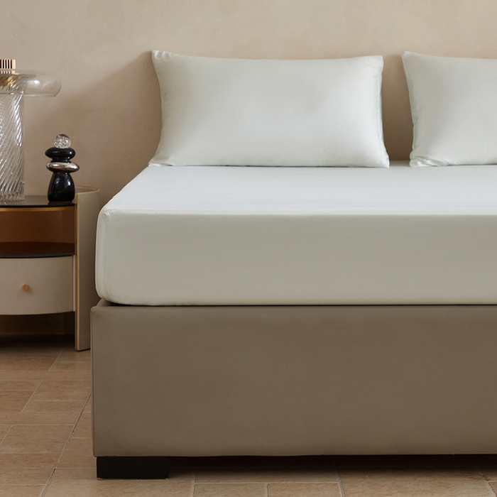 91家纺网 家纺一手货源 找家纺 轩和家居 2025新款天竹60支竹浆纤维A类婴幼儿级别天然抗菌抑菌系列床笠单件-单床笠 奇异莓