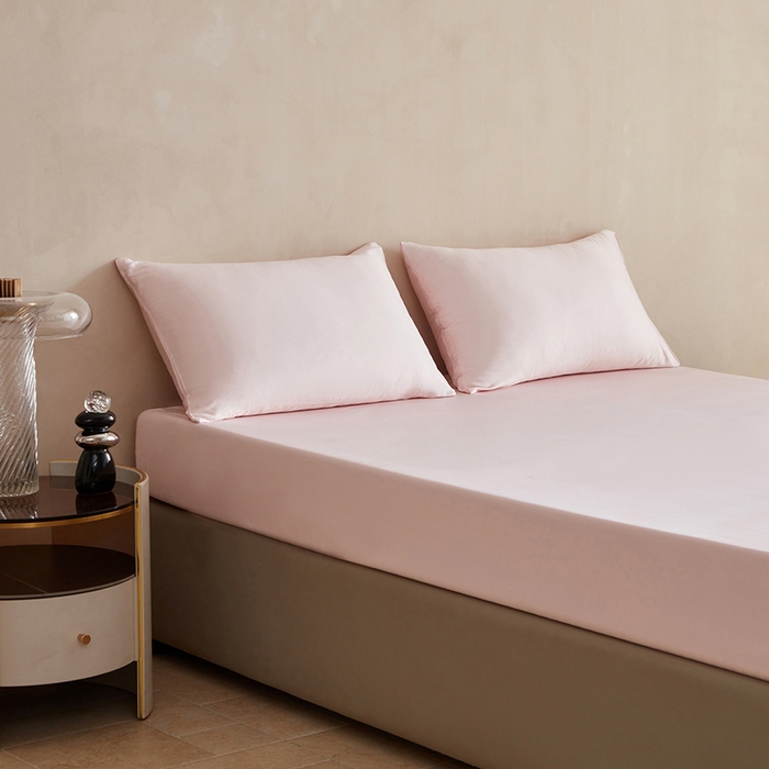 91家纺网 家纺一手货源 找家纺 轩和家居 2025新款天竹60支竹浆纤维A类婴幼儿级别天然抗菌抑菌系列床笠单件-单床笠 软玉