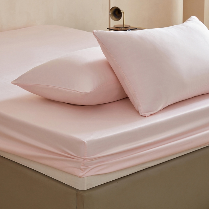 91家纺网 家纺一手货源 找家纺 轩和家居 2025新款天竹60支竹浆纤维A类婴幼儿级别天然抗菌抑菌系列床笠单件-单床笠 软玉