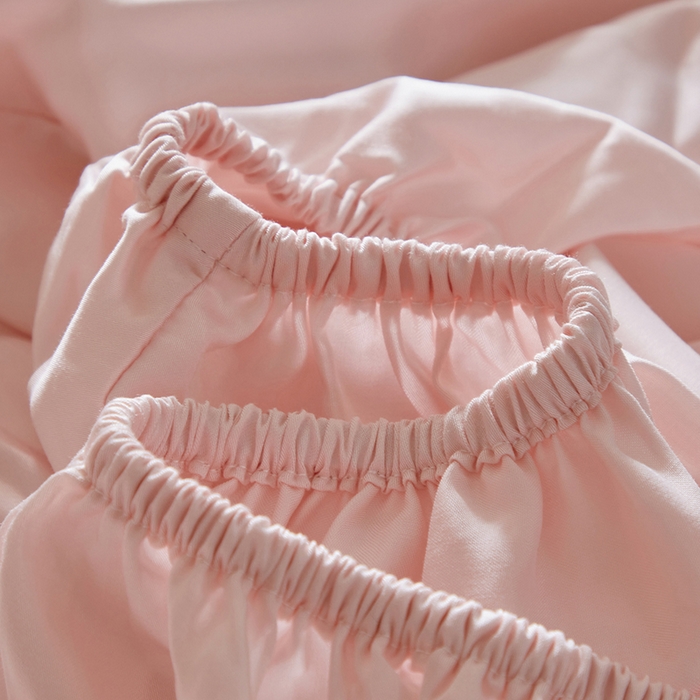 91家纺网 家纺一手货源 找家纺 轩和家居 2025新款天竹60支竹浆纤维A类婴幼儿级别天然抗菌抑菌系列床笠单件-单床笠 软玉