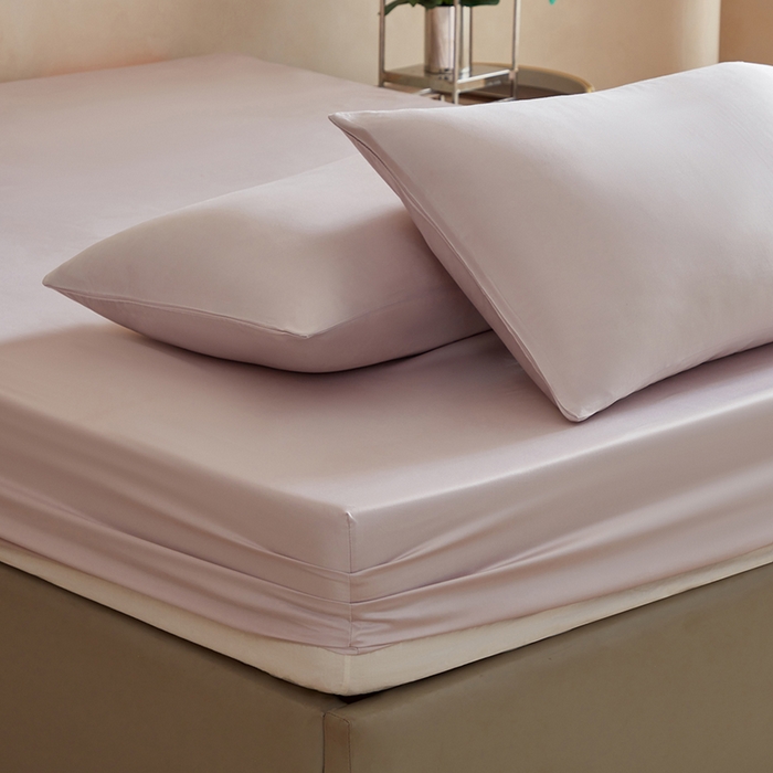 91家纺网 家纺一手货源 找家纺 轩和家居 2025新款天竹60支竹浆纤维A类婴幼儿级别天然抗菌抑菌系列床笠单件-单床笠 椰灰