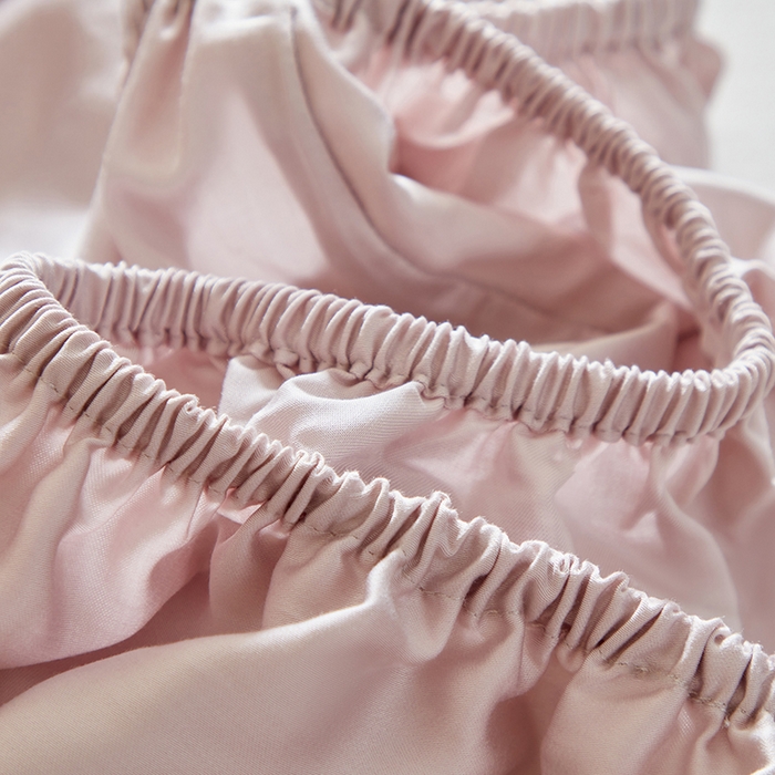 91家纺网 家纺一手货源 找家纺 轩和家居 2025新款天竹60支竹浆纤维A类婴幼儿级别天然抗菌抑菌系列床笠单件-单床笠 椰灰