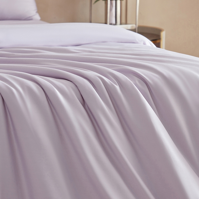 91家纺网 家纺一手货源 找家纺 轩和家居 2025新款天竹60支竹浆纤维A类婴幼儿级别天然抗菌抑菌系列被套单件-单被套 淡紫