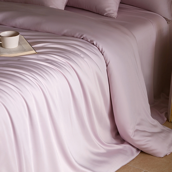 91家纺网 家纺一手货源 找家纺 轩和家居 2025新款天竹60支竹浆纤维A类婴幼儿级别天然抗菌抑菌系列被套单件-单被套 甜紫