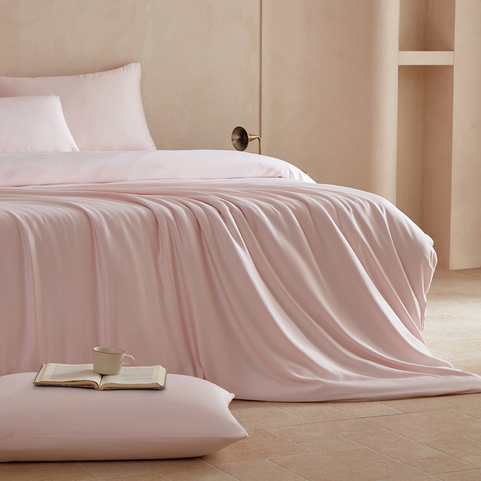 91家纺网 家纺一手货源 找家纺 轩和家居 2025新款天竹60支竹浆纤维A类婴幼儿级别天然抗菌抑菌四件套 软玉