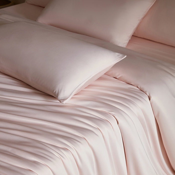 91家纺网 家纺一手货源 找家纺 轩和家居 2025新款天竹60支竹浆纤维A类婴幼儿级别天然抗菌抑菌四件套 软玉