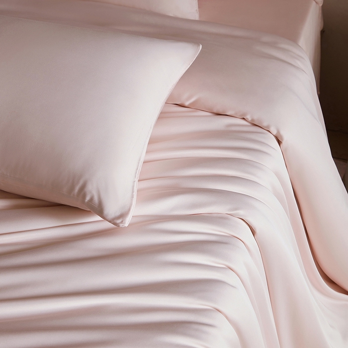 91家纺网 家纺一手货源 找家纺 轩和家居 2025新款天竹60支竹浆纤维A类婴幼儿级别天然抗菌抑菌四件套 软玉