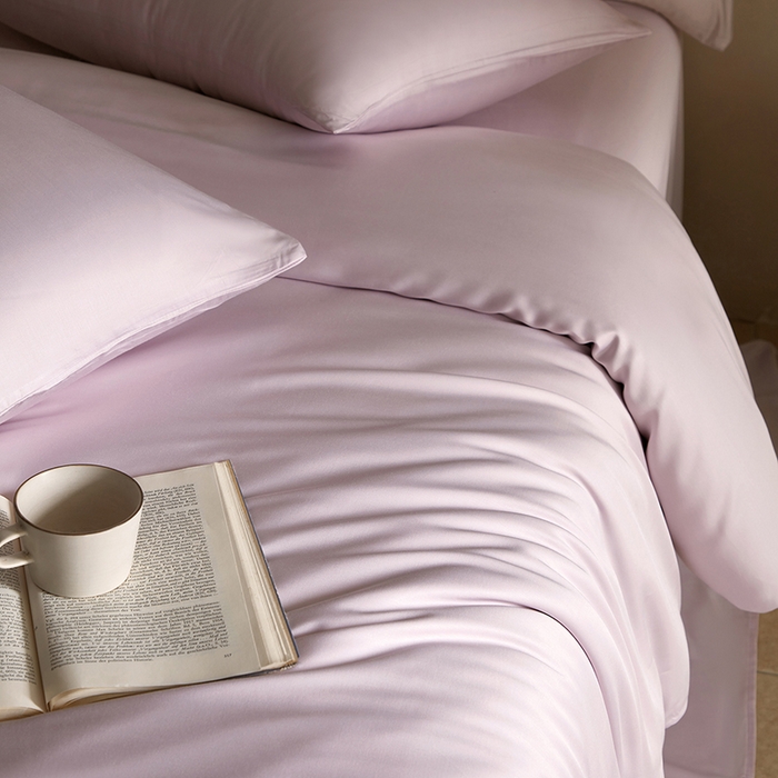 91家纺网 家纺一手货源 找家纺 轩和家居 2025新款天竹60支竹浆纤维A类婴幼儿级别天然抗菌抑菌四件套 甜紫