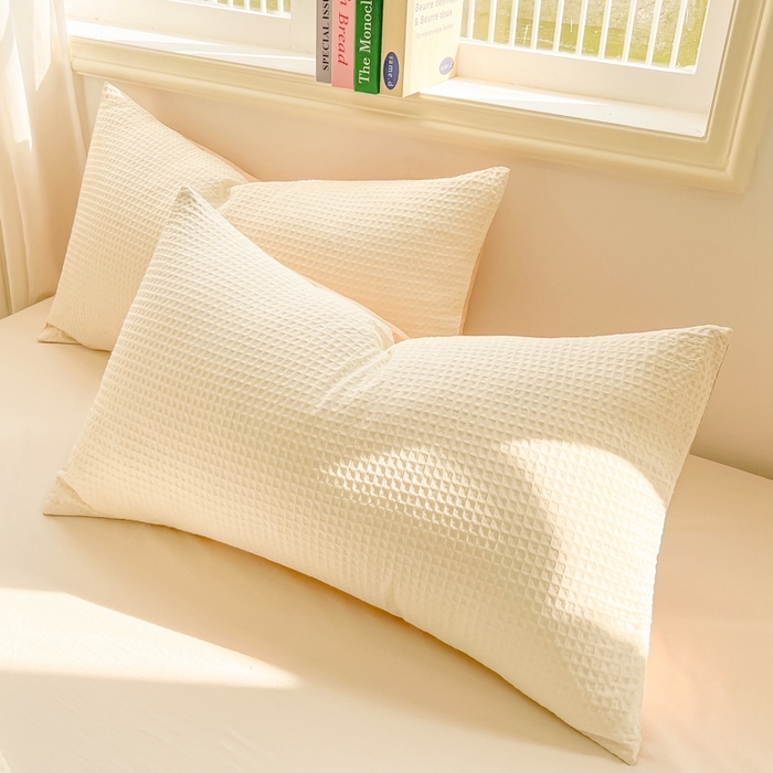 91家纺网 家纺一手货源 找家纺 梦斋家纺2025新款华芙格床单单品单床单床单单件 奶黄