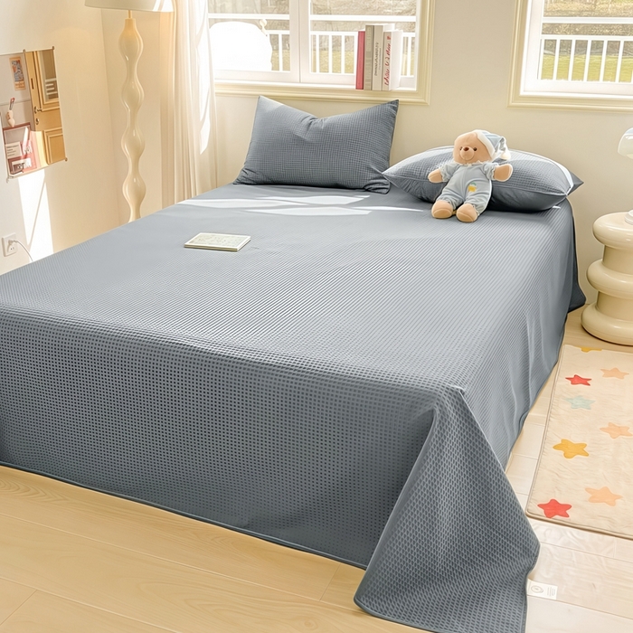 梦斋家纺2025新款华芙格床单单品单床单床单单件 浅灰