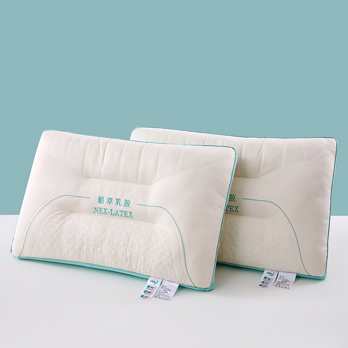 91家纺网 家纺一手货源 找家纺 （总）雅晨枕芯工厂店 2025新款凉感丝护颈枕植萃乳胶助眠家用