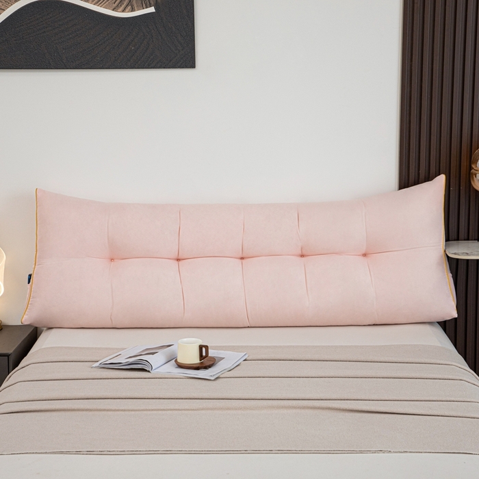 91家纺网 家纺一手货源 找家纺 （总）沐沐家纺 2026新款纯色磨毛布三角靠垫不带头枕款