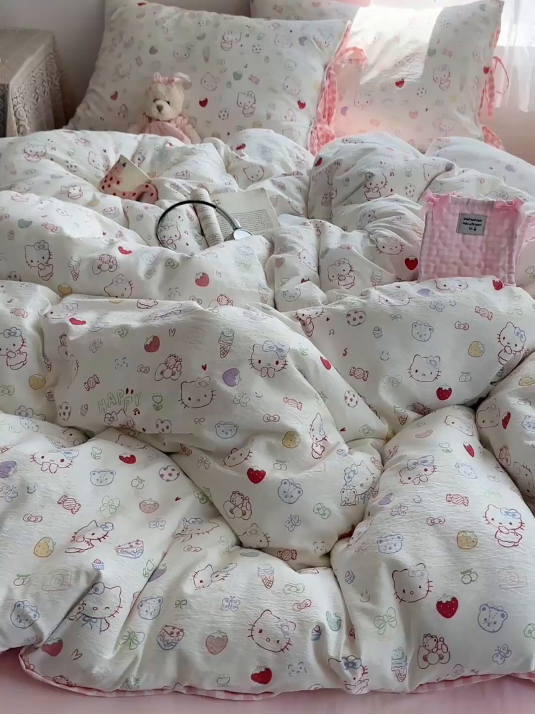 91家纺网 家纺一手货源 找家纺 （总）轻奢坊 2025新款卡通绑带款四件套