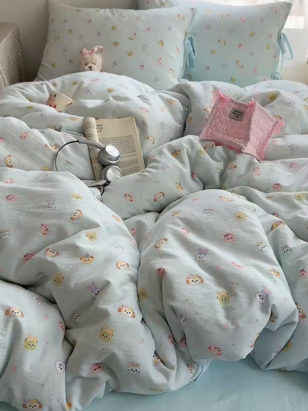 91家纺网 家纺一手货源 找家纺 轻奢坊 2025新款卡通绑带款四件套 疯狂动物城