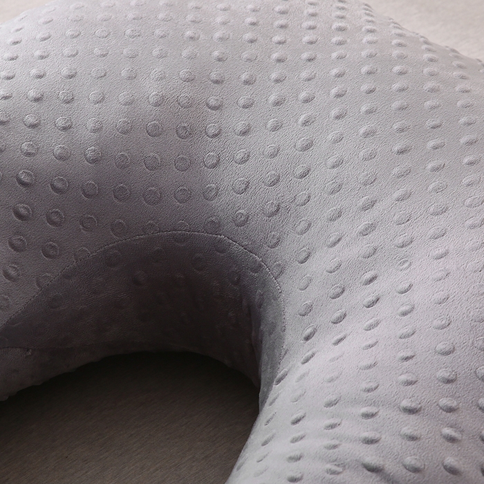 91家纺网 家纺一手货源 找家纺 永光家居 2025新款孕妇枕头G型 靠垫抱枕孕期床头靠枕（不供多多） G型绒豆豆灰